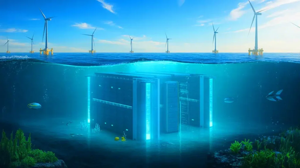 Shanghai Unveils Wind‑Powered Undersea Data
