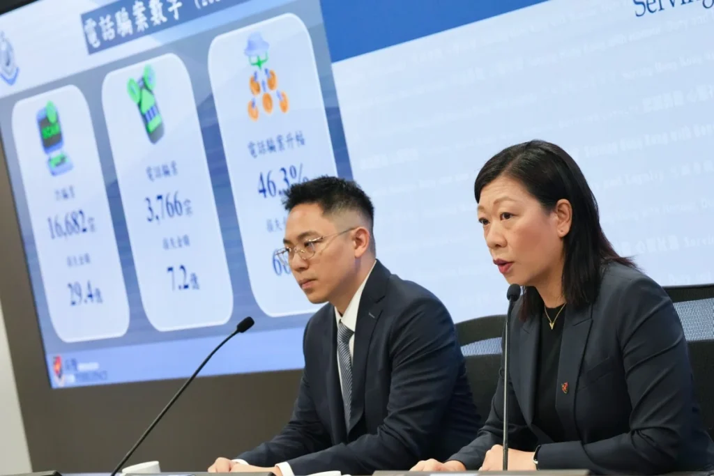 Hong Kong Phone Scams Lead to 61 Arrests Hong Kong Phone Scams Lead to 61 Arrests